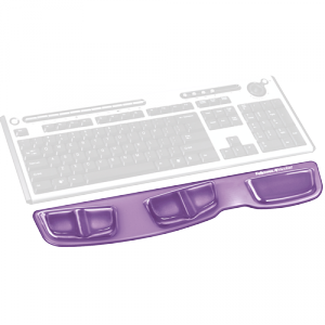 Health-V™ Crystal opierka dlane ku klávesnici, fialová