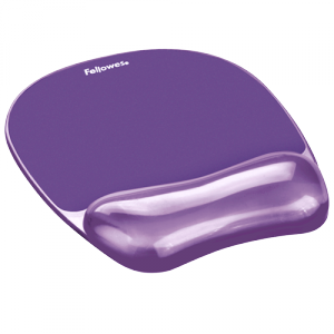 Crystal™ Gel podloga za miško/počivalo za zapestje, vijolična