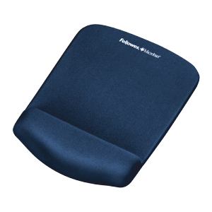 Podloga za miško PlushTouch™ s počivalom za zapestje – modra